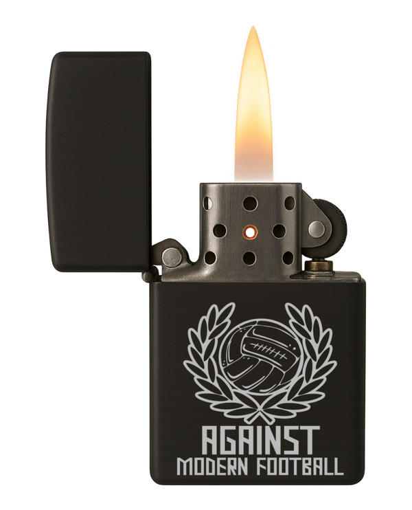 Against modern football aansteker