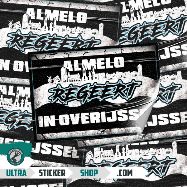 Almelo Regeert in Overijssel stickers