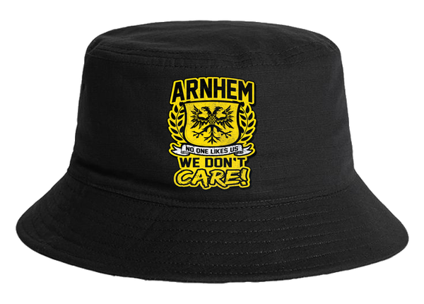 Arnhem No one likes us we don't care bucket hat