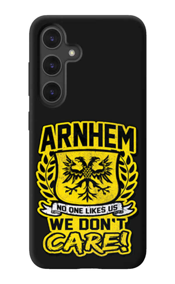 Arnhem No one likes us we don't care telefoonhoesje Samsung