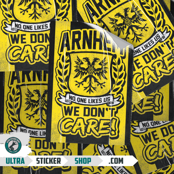 Arnhem no one likes us we don't care! stickers