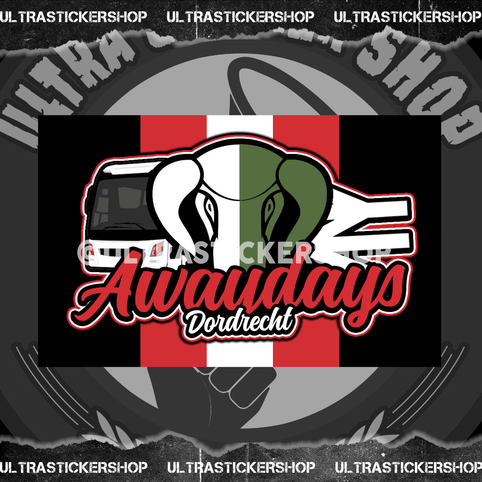 Awaydays Dordrecht Vlag