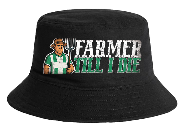 Farmer till I die bucket hat