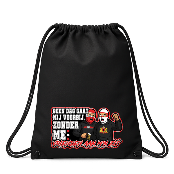 Geen dag gaat mij voorbij, zonder me vrienden aan m'n zij sack pack