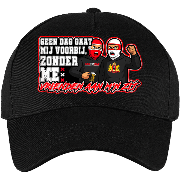 Geen dag gaat mij voorbij, zonder me vrienden aan m'n zij pet