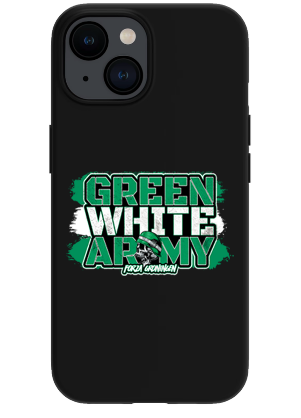 Green white army telefoonhoesje Iphone