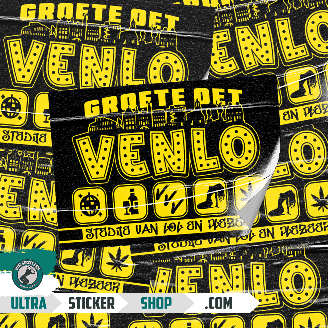 Groete oet Venlo stickers