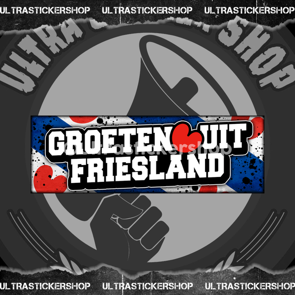 Groeten uit Friesland Vlag