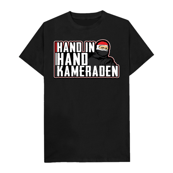 Hand in hand kameraden t-shirt