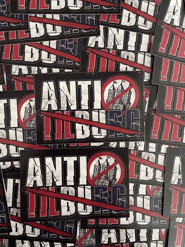 Anti Tilburg stickers