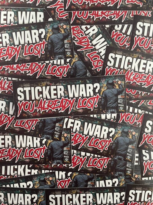 Sticker war? You Already Lost stickers
