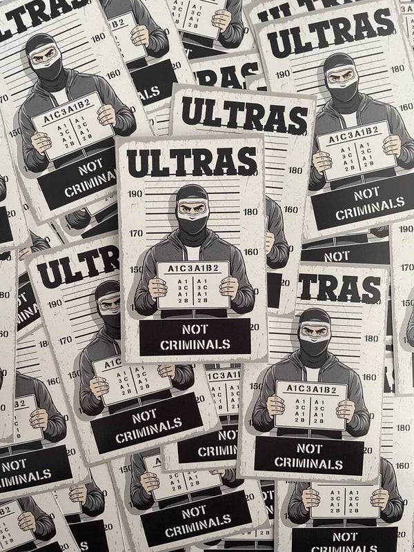Ultras not criminals stickers
