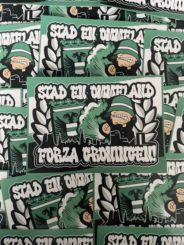 Stad en ommeland Forza Groningen XXL stickers