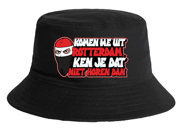 Komen we uit Rotterdam ken je dat niet horen dan bucket hat