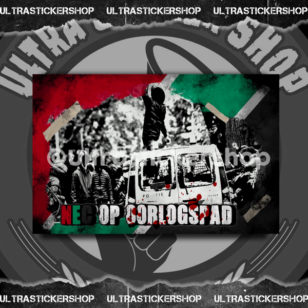 Nec op oorlogspad vlag