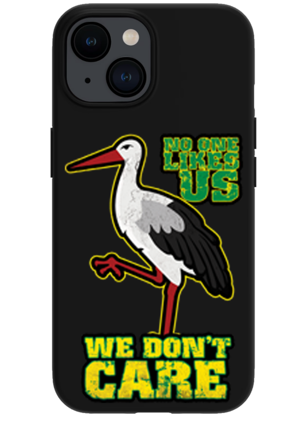 No one likes us we don't care Den Haag telefoonhoesje Iphone