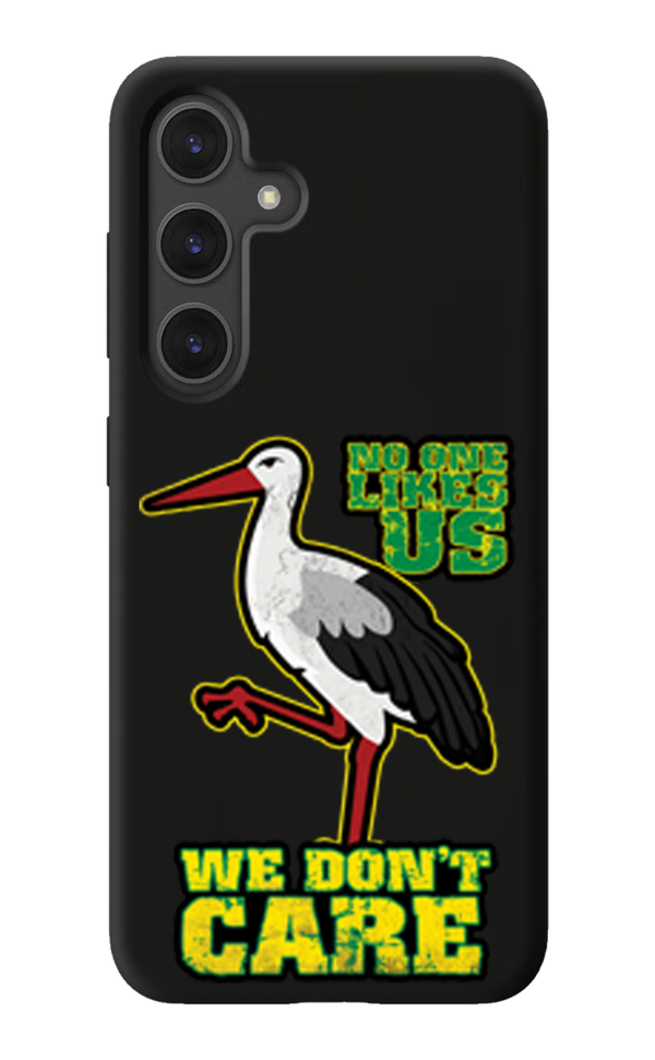 No one likes us we don't care Den Haag telefoonhoesje Samsung