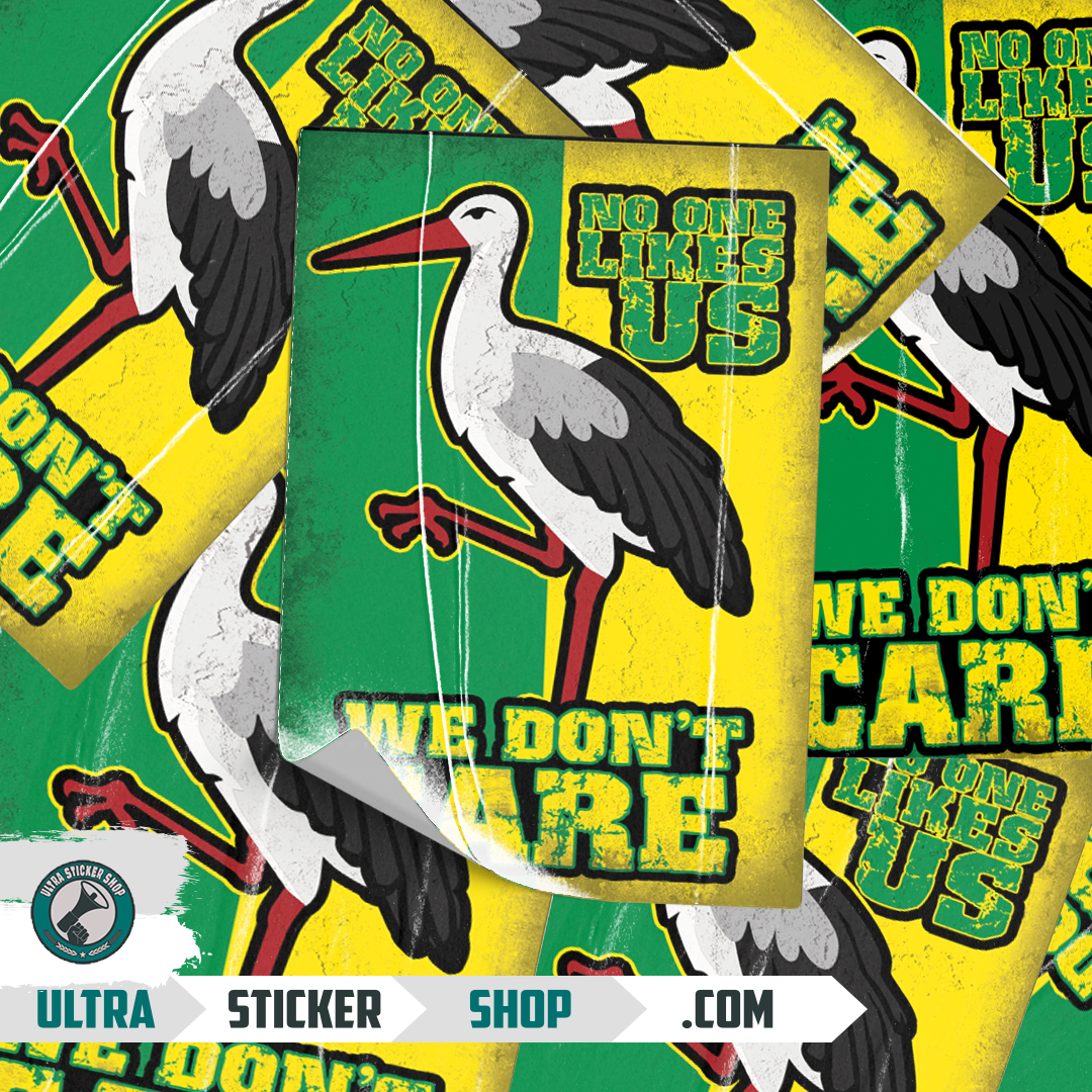 No one likes us we don't care- Den Haag stickers