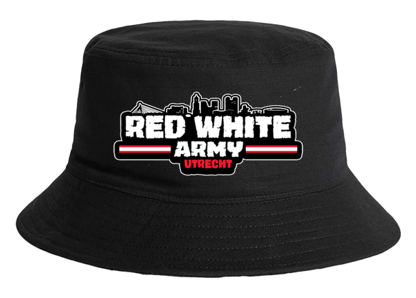 Red White Army Utrecht Bucket hat