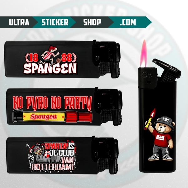 Sparta Rotterdam Aansteker – Windproof & Navulbaar