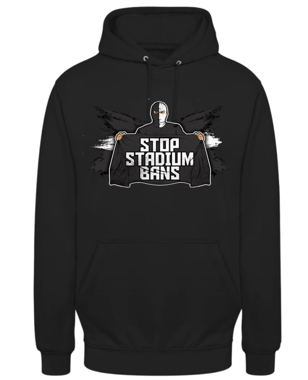 Stop stadium bans hoodie