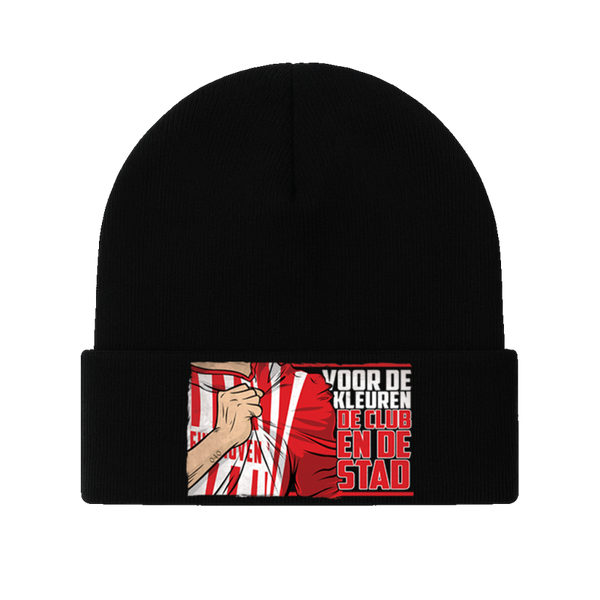 Voor de kleuren de club en de stad beanie