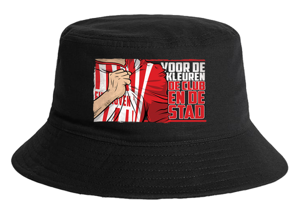 Voor de kleuren de club en de stad bucket hat