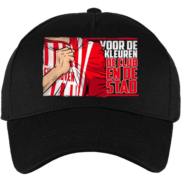 Voor de kleuren de club en de stad pet