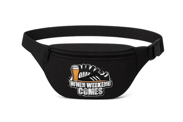 When weekend comes Fanny pack