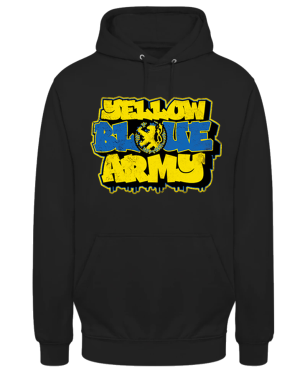 Yellow blue army Hoodie