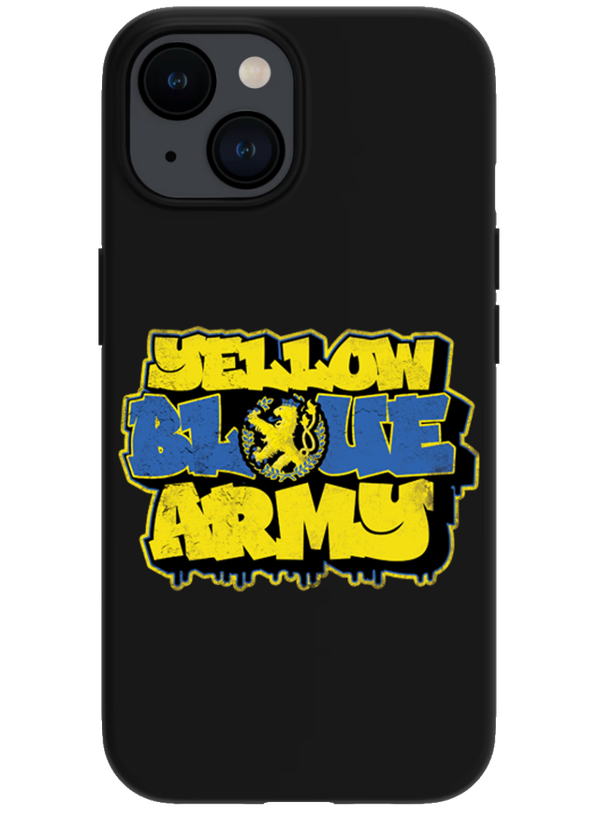 Yellow blue army telefoonhoesje Iphone