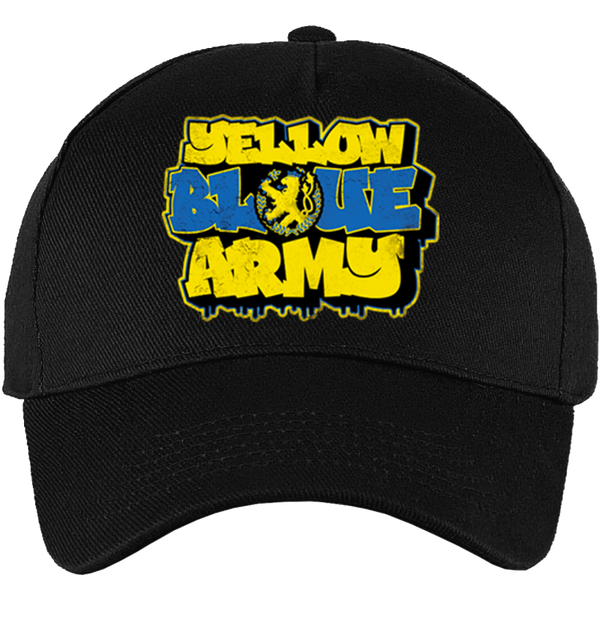 Yellow blue army pet