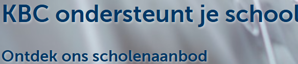 KBC Scholenaanbod