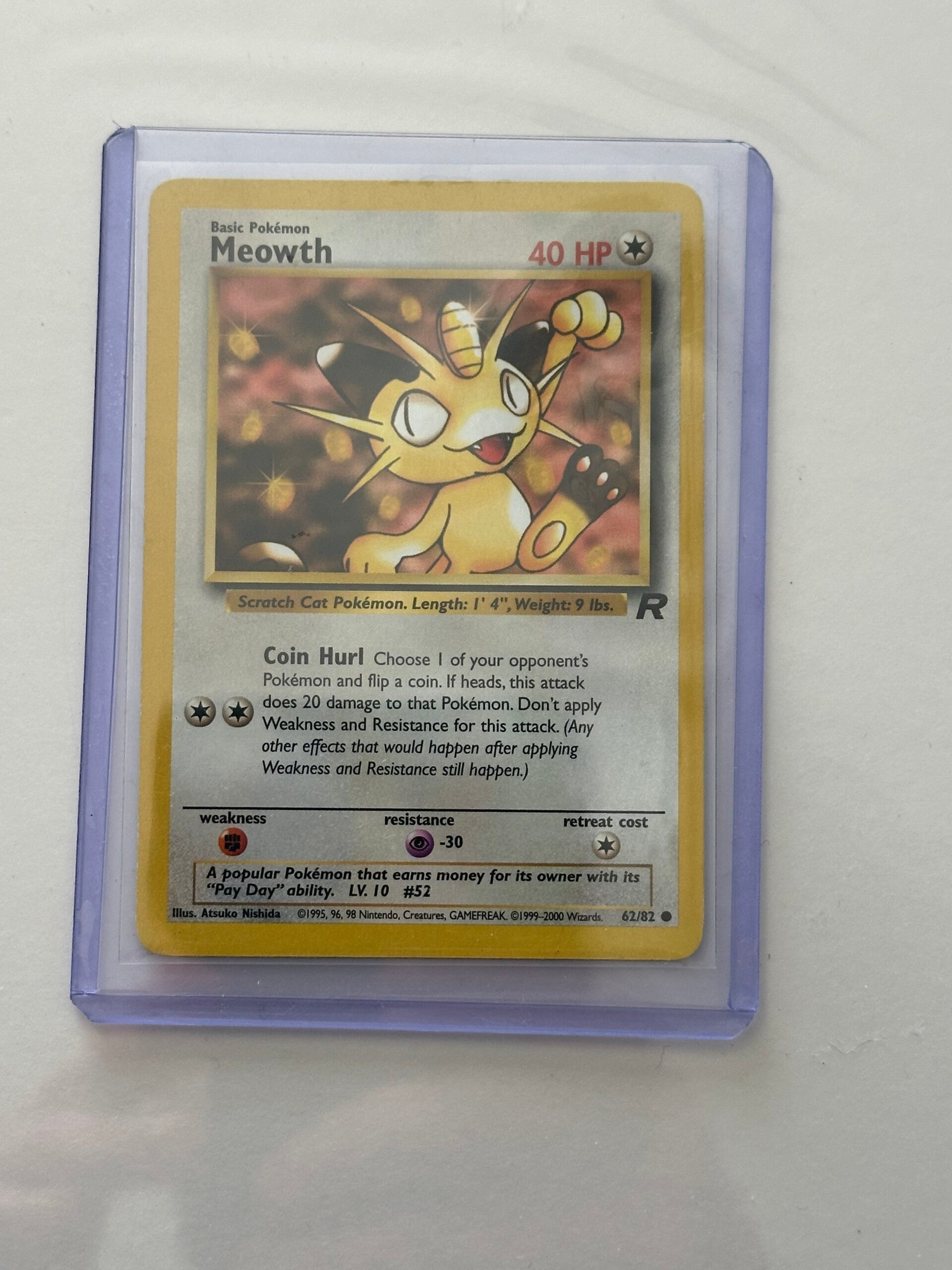 Meowth 62/82 - Team Rocket Set (Wizards of the Coast)