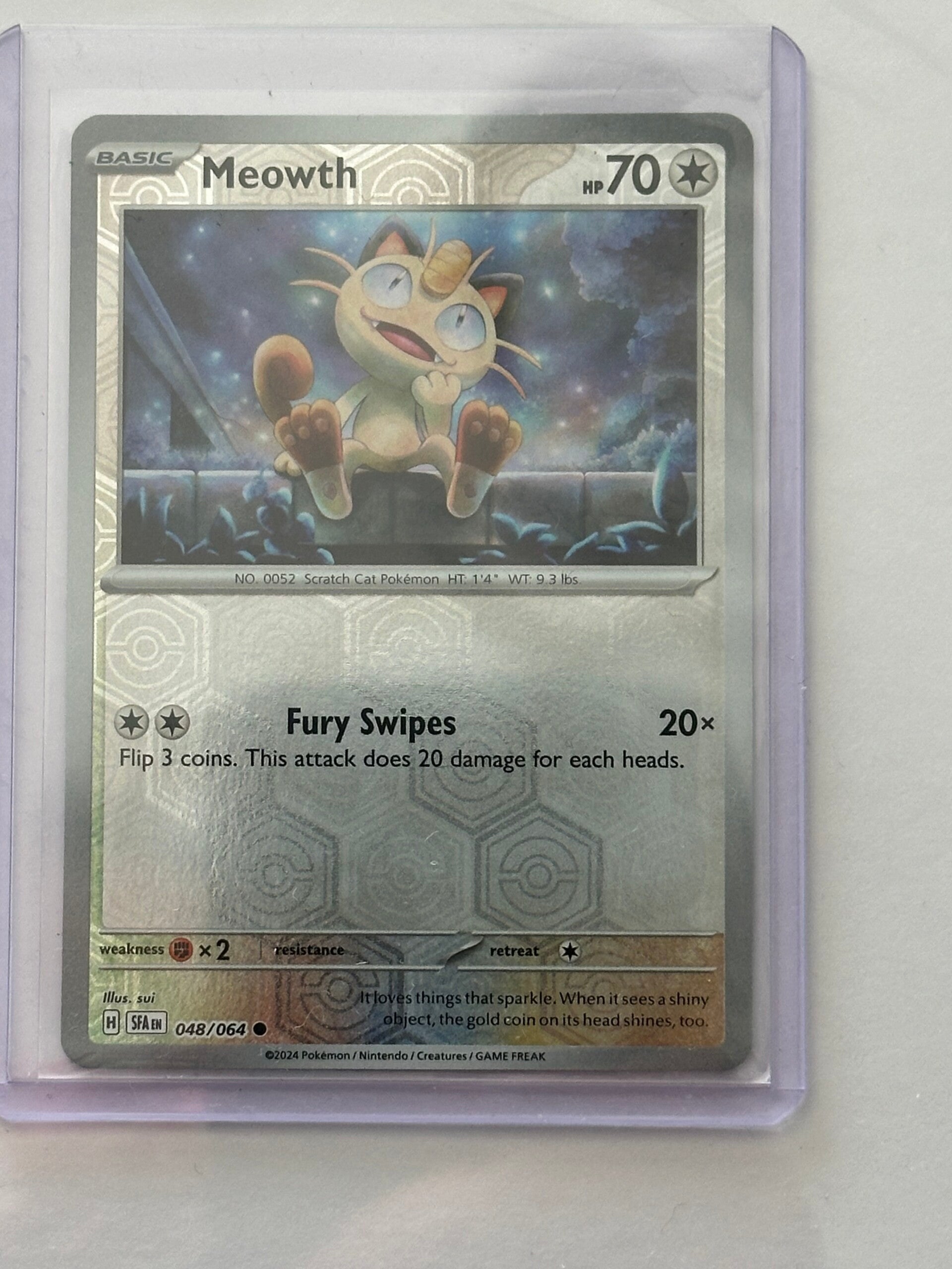 Meowth 048/064 - Shrouded Fable (Reverse Holo)