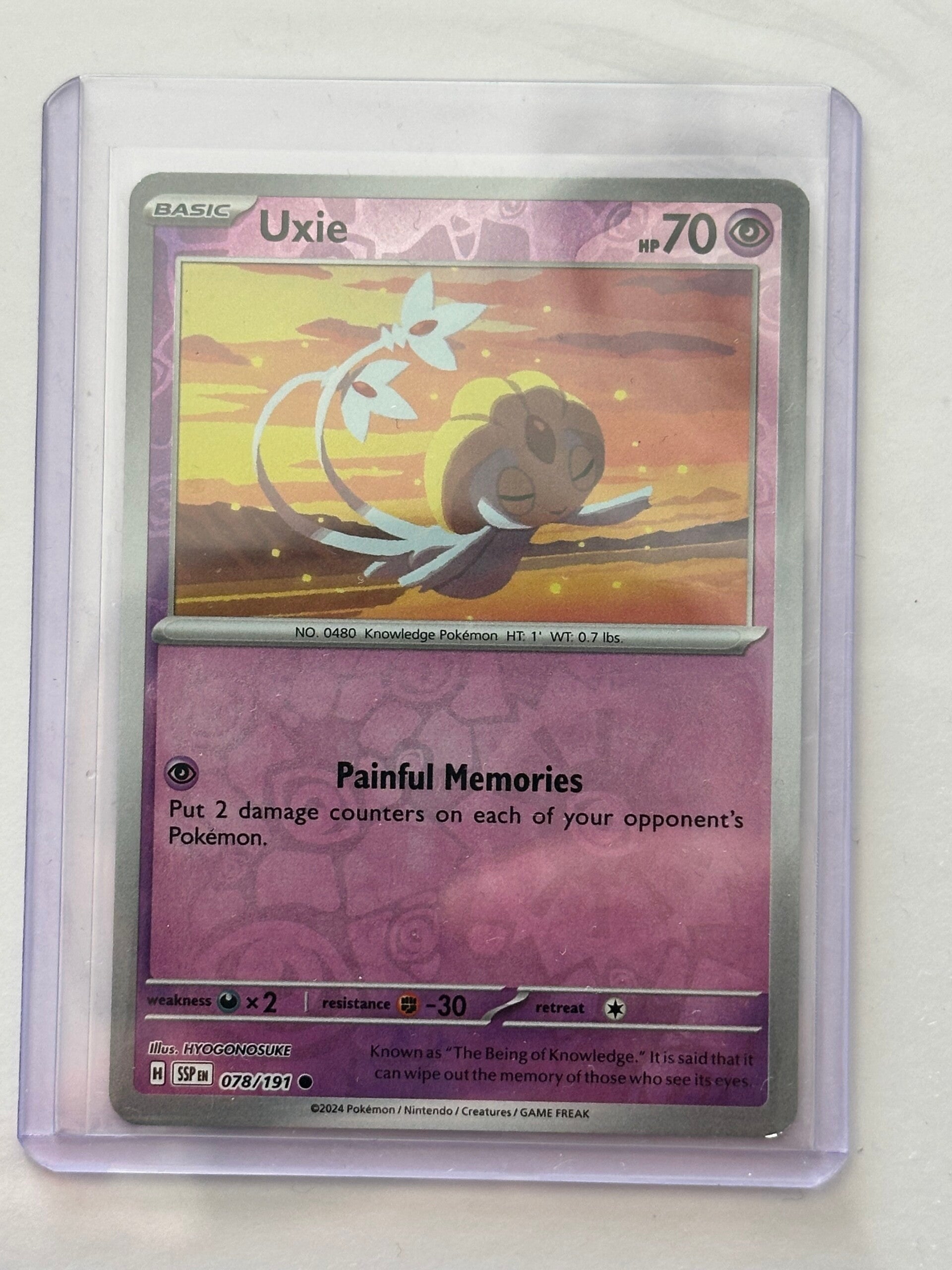 Uxie 078/191 - Stellar Crown (Reverse Holo)