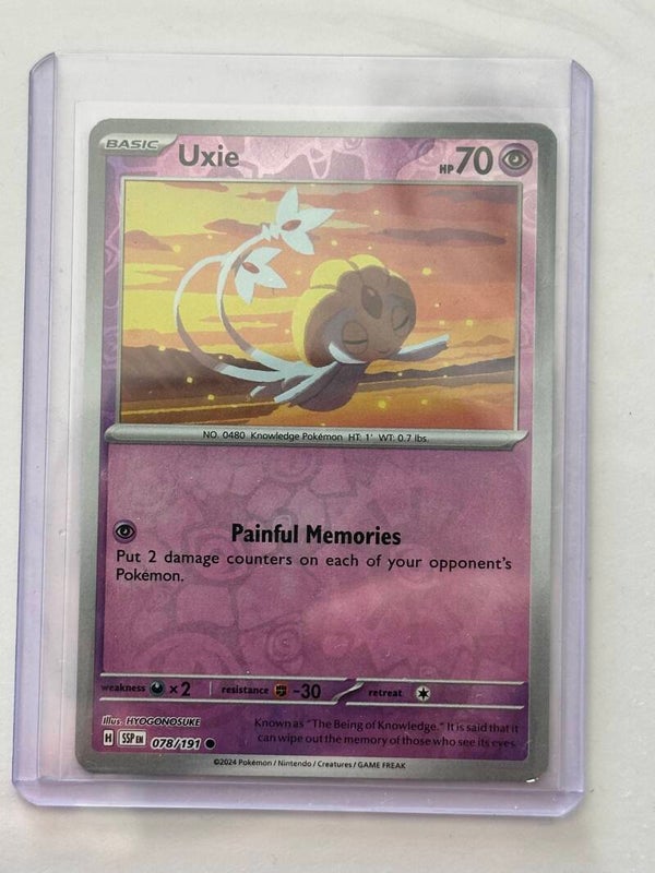 Uxie 078/191 - Stellar Crown (Reverse Holo)