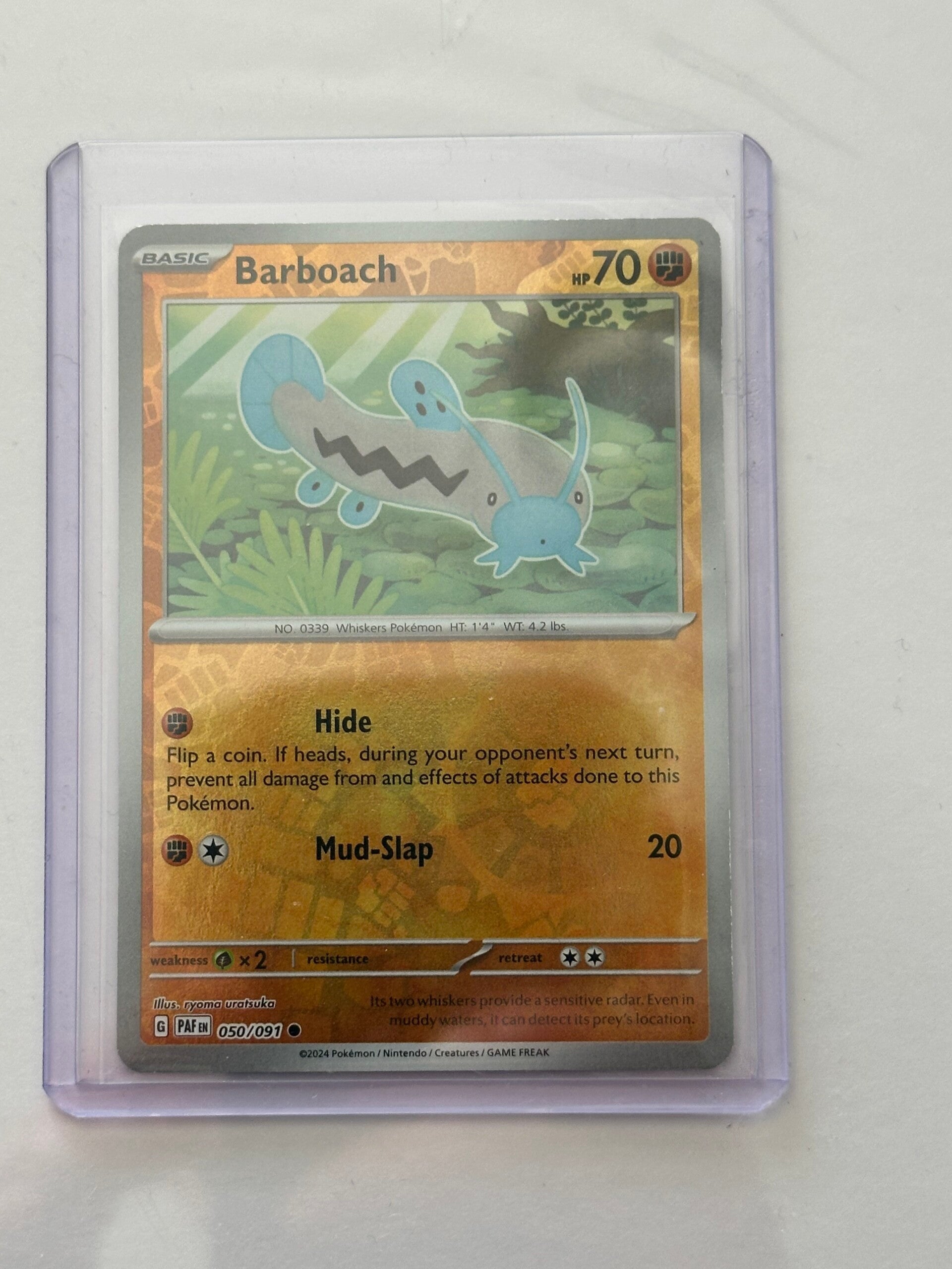 Barboach 050/091 - Paldean Fates (Reverse Holo)