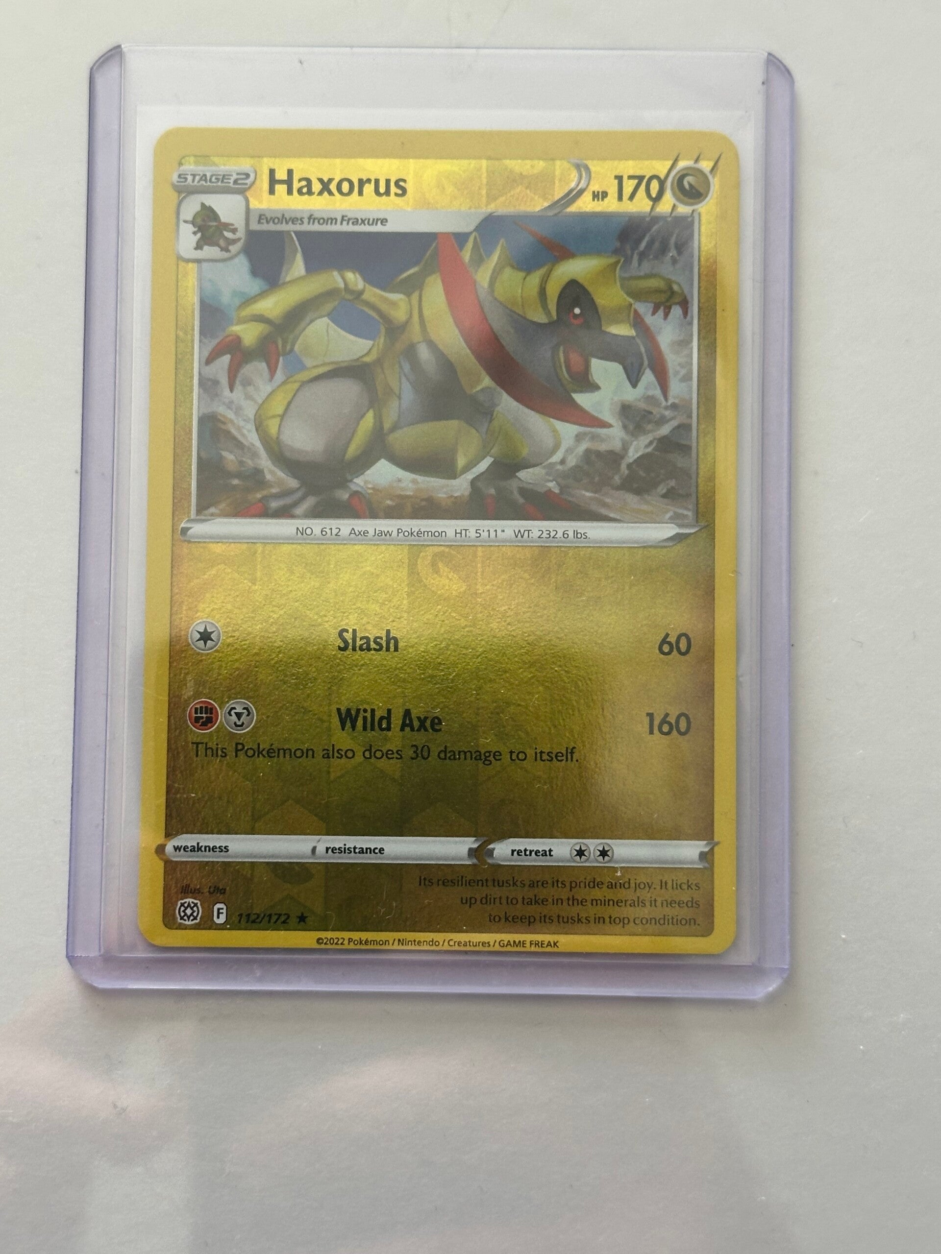 Haxorus 112/172 - Brilliant Stars (Reverse Holo)