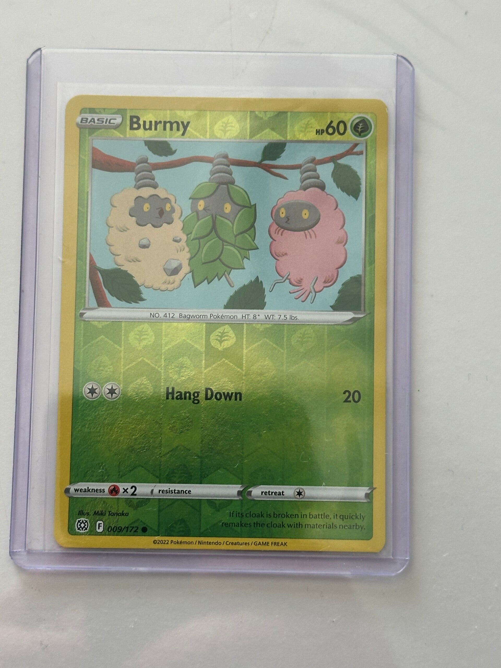 Burmy 009/172 - Brilliant Stars (Reverse Holo)