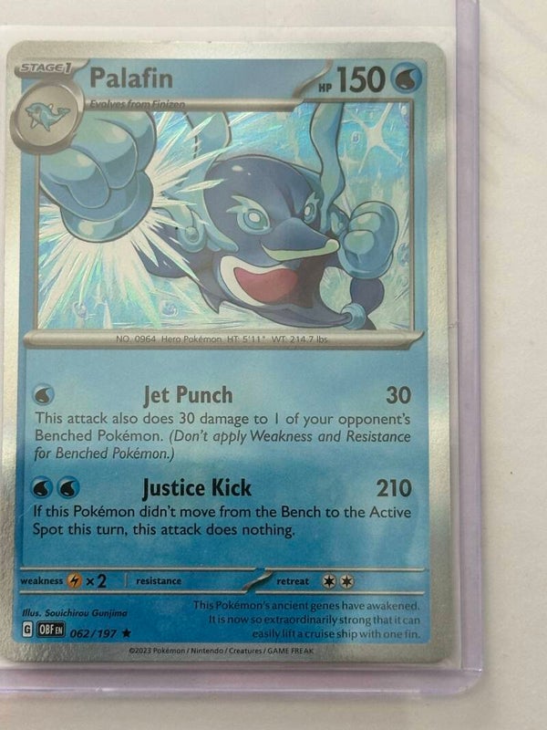 Palafin 062/197 - Obsidian Flames (Rare Holofoil)