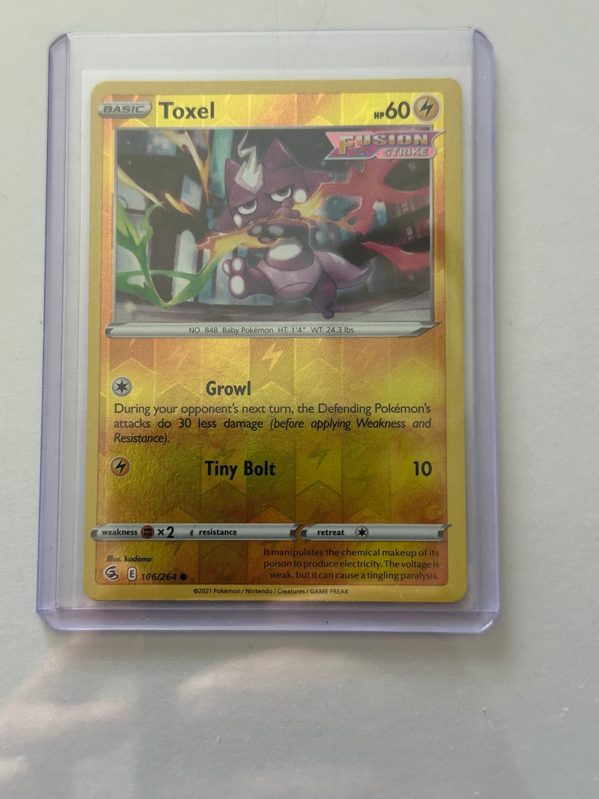 Toxel 106/264 - Fusion Strike (Reverse Holo)