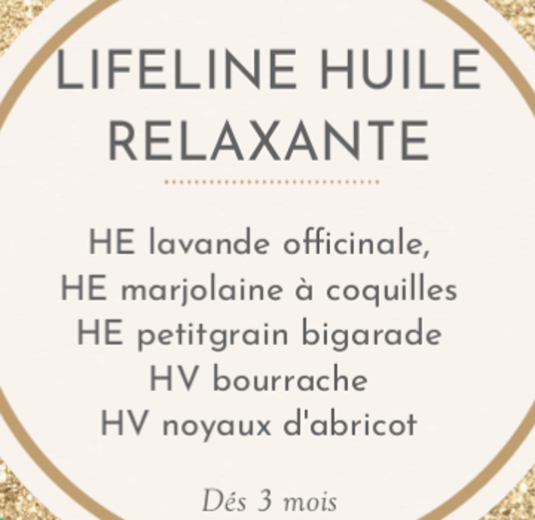 Huile relaxante, dès 3 mois 100ml