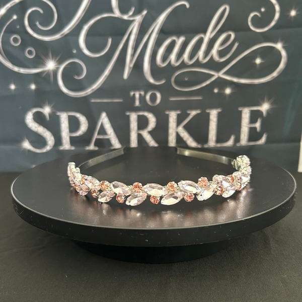 Pink sparkly headbands