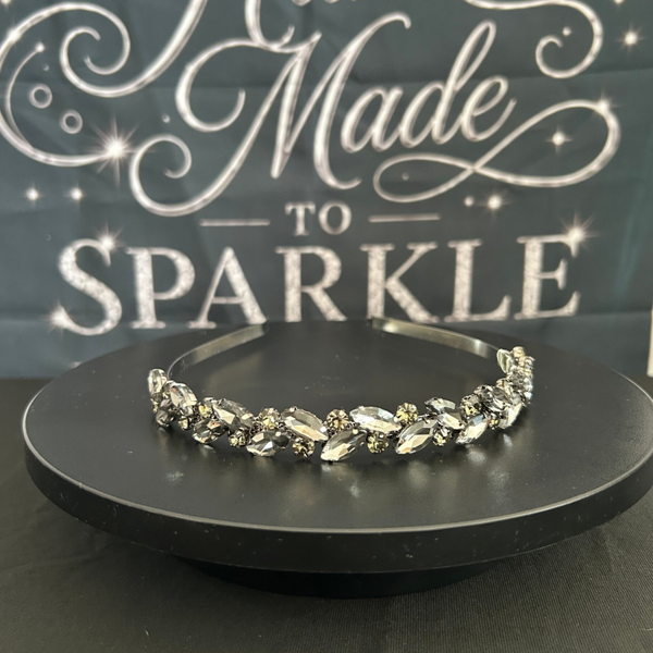 Black sparkly headband