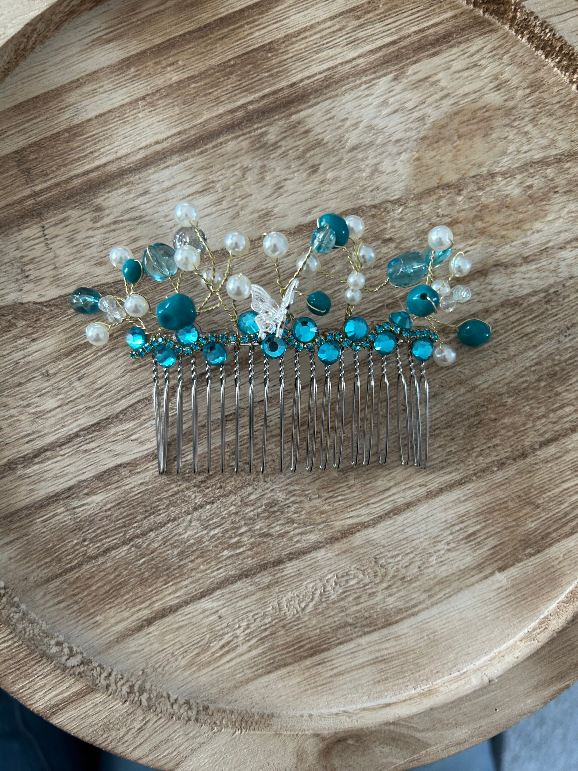 Butterfly hair comb