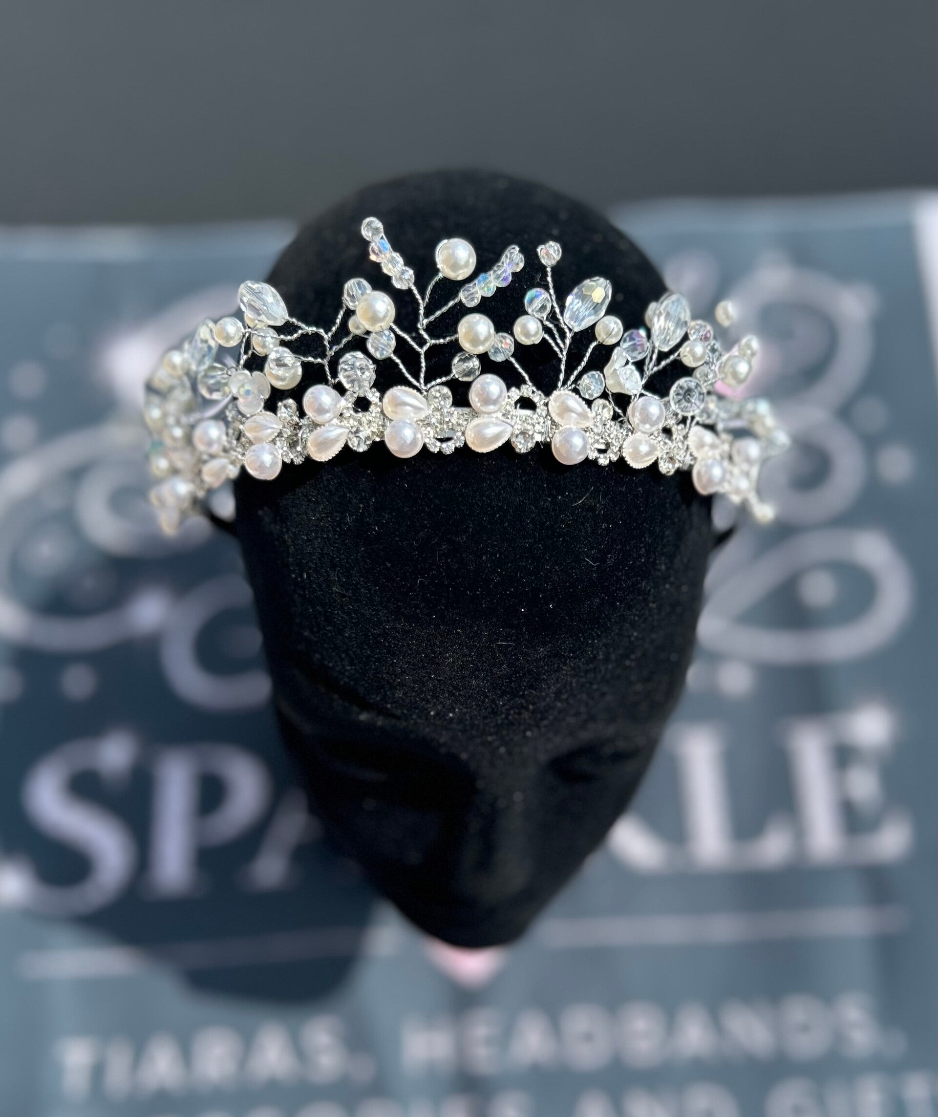 Beautiful beaded tiara
