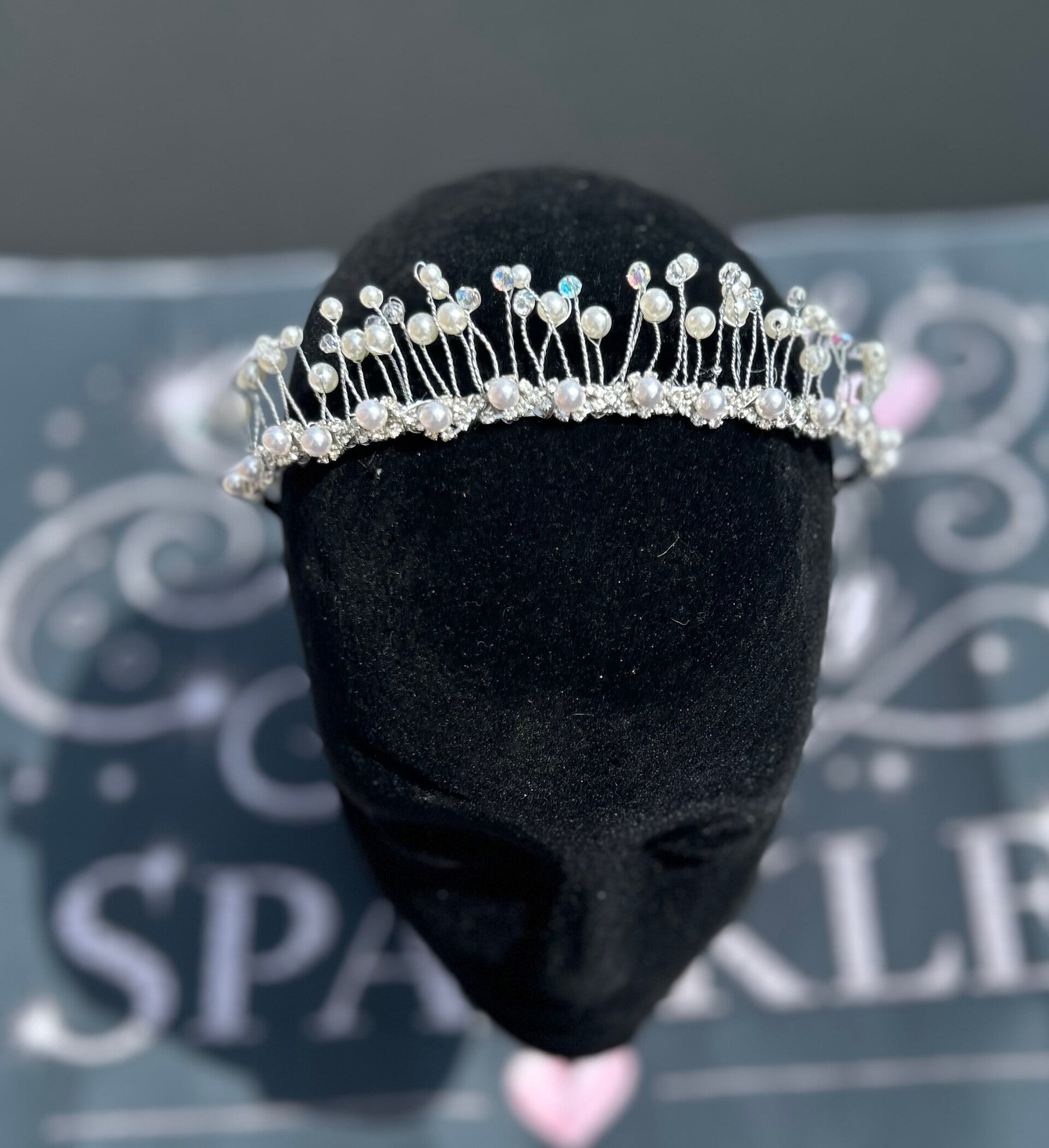 Silver tiara