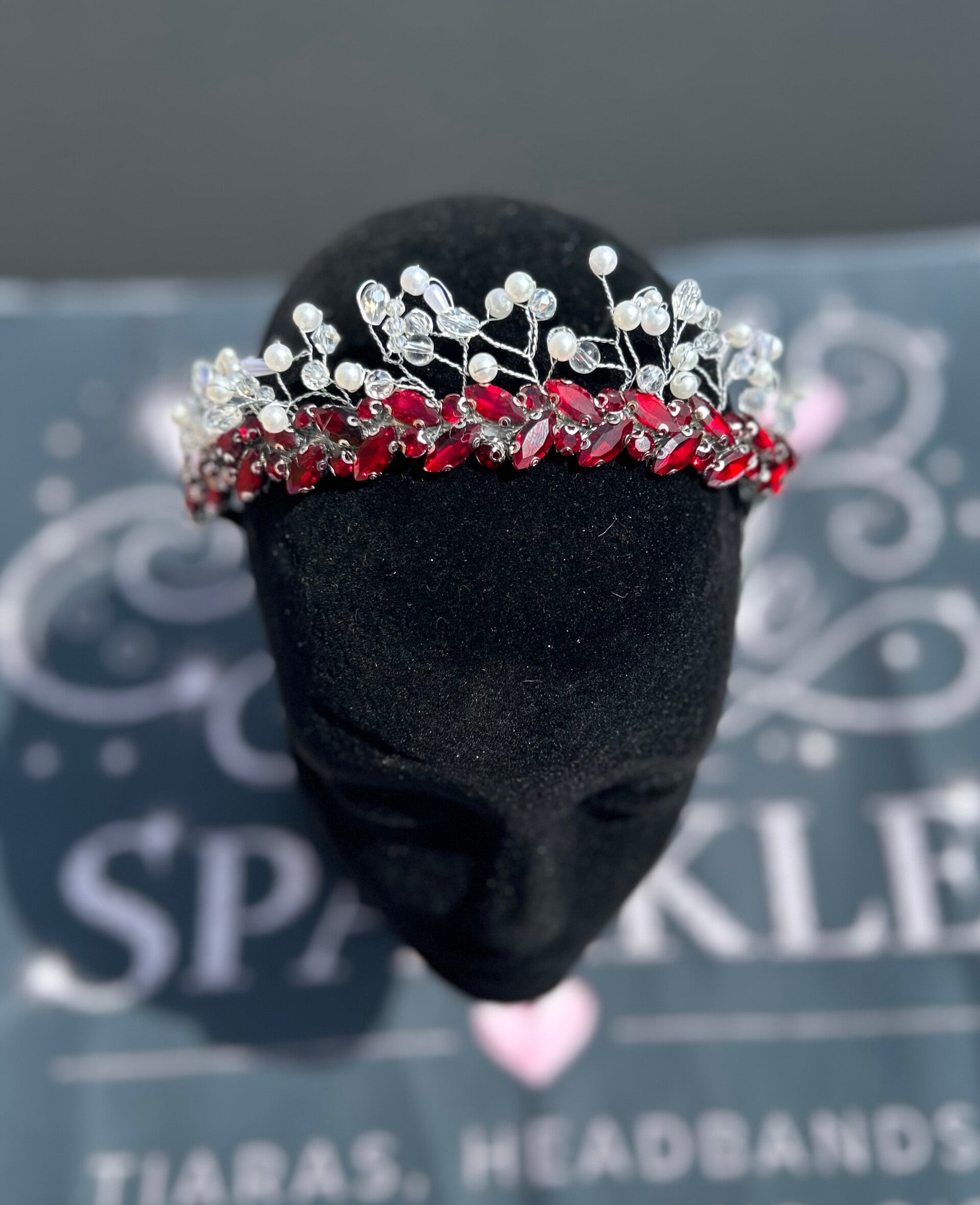 Dark red Tiara