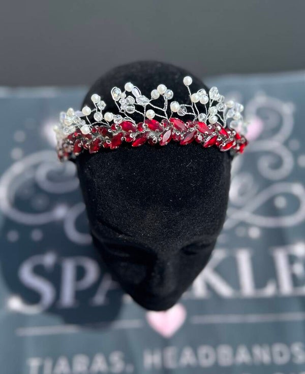 Dark red Tiara